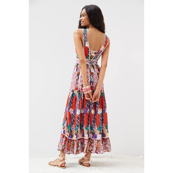 Anthropologie Square Neck Maxi Dress - Picture 4 of 5
